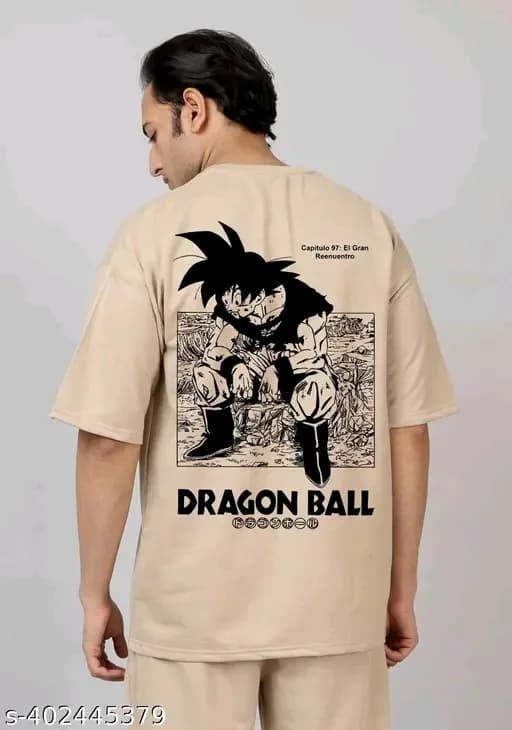 Men Anime Oversized T Shirt | dragon Ball edition — 3