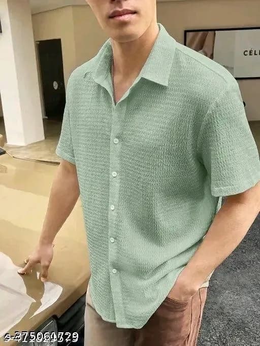 Popcorn Febric Shirt — 2