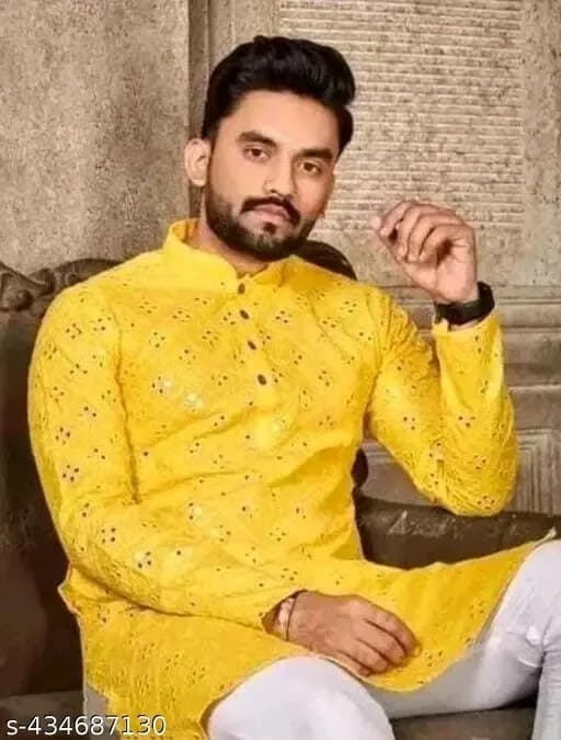Trendy Mirror Work Kurta — 2