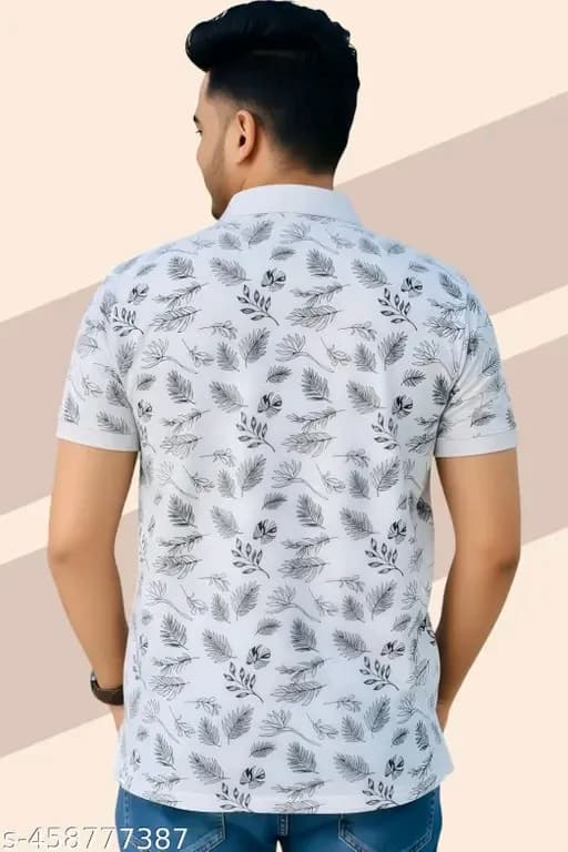 Men Cotton Blend Regular T-shirt — 3